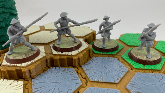 Ashigaru Yari (standard base - squad of 4)