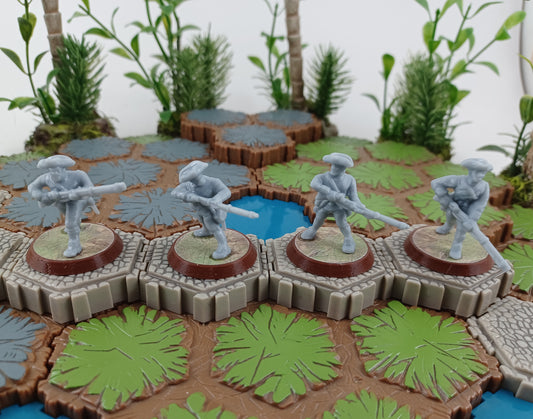 4th Massachusetts Line (standard base - squad of 4)