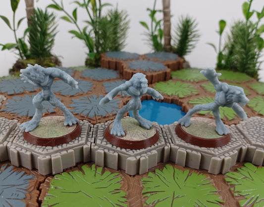 Anubien Wolves (standard base - squad of 3)