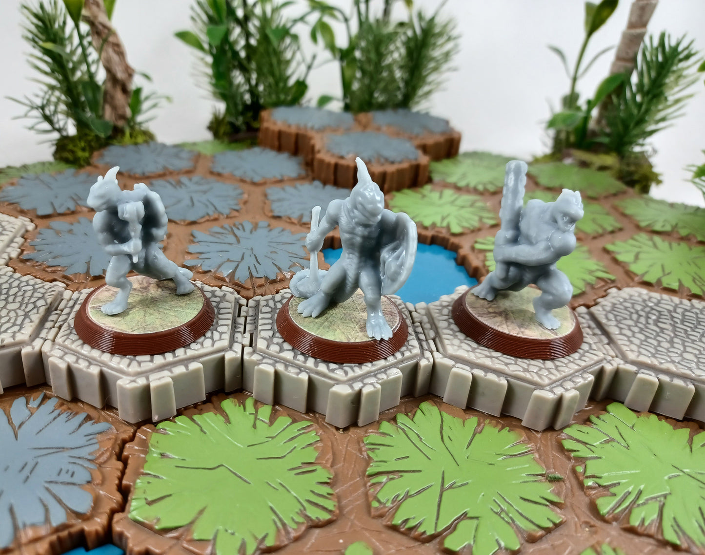 Greenscale Warriors (standard base - squad of 3)