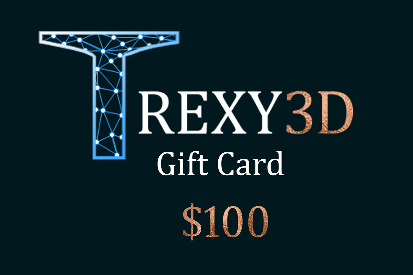 Trexy3D Gift Card