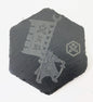 Heroscape Laser Engraved Slate Coasters