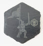 Heroscape Laser Engraved Slate Coasters