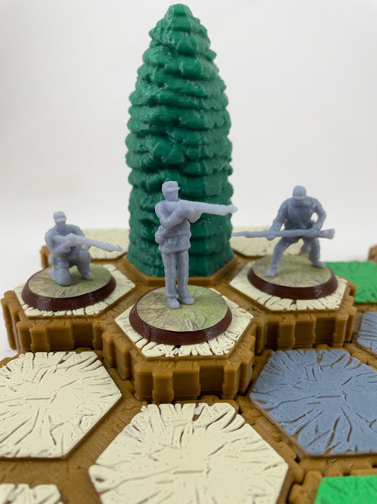 20th Maine Volunteers (standard base - squad of 3)