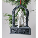 For God So Loved the World Archway Christus Ornament