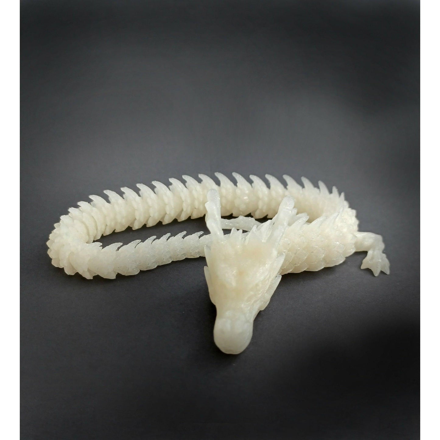 Flexy Articulated Dragon Crystal 3D Printed