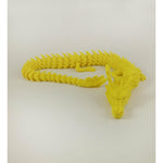 Flexy Articulated Dragon Toy 3D Printed Yellow